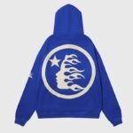 Hellstar No Guts No Glory! Hoodie Blue - Image 2