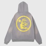 Hellstar No Guts No Glory Hoodie Grey - Image 2