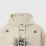 Hellstar Oatmeal Colored Studios Hoodie - Image 4