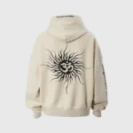 Hellstar Oatmeal Colored Studios Hoodie - Image 2