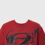 Hellstar Oval H Logo Red T-Shirt - Image 4