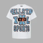 Hellstar Oversized Print HS Sports T-Shirt - Image 3