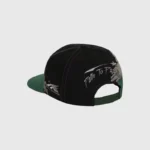 Hellstar Paintbrush Snapback Hat Black Green - Image 2