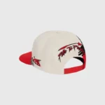 Hellstar Paintbrush Snapback Hat Black Red - Image 2