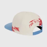 Hellstar Paintbrush Snapback Hat Red Blue - Image 2