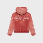 Hellstar Path To Paradise Zip-Up Red Hoodie - Image 2