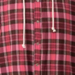 Hellstar Plaid Button-Up Hoodie - Image 4