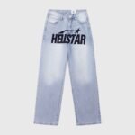 Hellstar Print Logo Loose Jeans