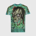 Hellstar Rasta Skull Tye-Dye T-Shirt