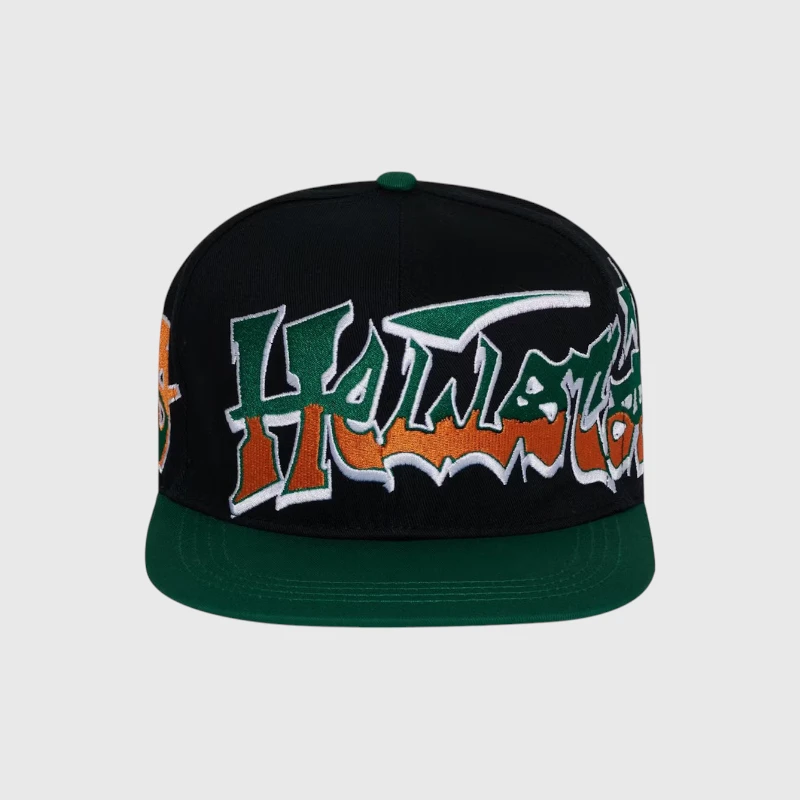 hellstar-records-hat-snapback-green-black.webp Hellstar Records Hat Snapback Green Black - Image 1