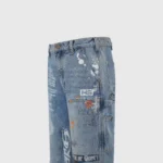 Hellstar Scribble Carpenter Denim Short - Image 3