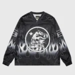 Hellstar Skull Drop Print long Sleeve Tee