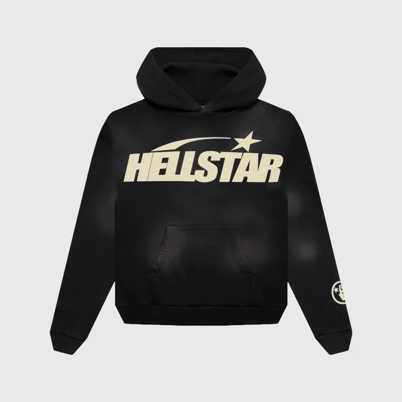 hellstar-smoke-black-uniform-hoodie-front-view.webp Hellstar Smoke Black Uniform Hoodie - Image 1