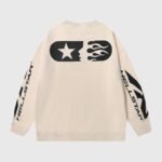 Hellstar Sports Crewneck Sweater White - Image 2