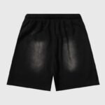 Hellstar Sports Flame Shorts Black - Image 2