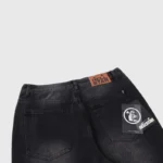 Hellstar "Sports Star" Graphic Print Black Jeans - Image 8