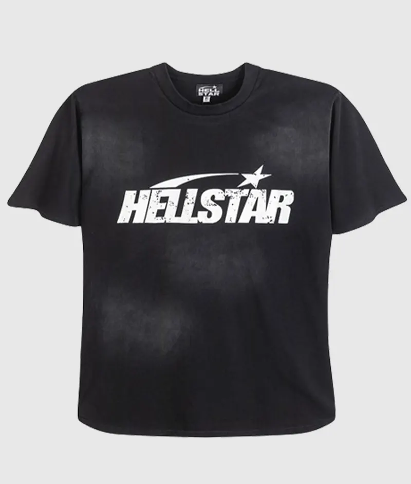 hellstar-sports-tee-shirt-black-front-view.webp Hellstar Sports Tee Shirt Black - Image 1