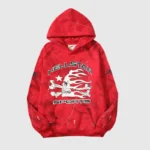 Hellstar Sports Tie-Dye Skull Hoodie 'Red'