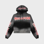 Hellstar Stars Shine Graffiti Black Hoodie