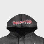 Hellstar Stars Shine Graffiti Black Hoodie - Image 3