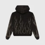 Hellstar Studded Flame Zip-Up Hoodie - Image 2