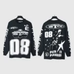 Hellstar Studios 08 Graphic Long Sleeve Shirt 'Black' - Image 9