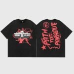 Hellstar Studios Jesus Emblem T-Shirt Black - Image 9