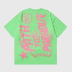 Hellstar Studios Jesus Emblem Lime T-Shirt - Image 2