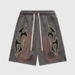 Hellstar Studios Records Shorts Brown
