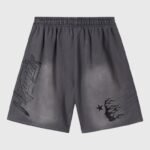 Hellstar Studios Records Shorts Jet Black - Image 2