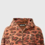 Hellstar Sunfaded Cheetah Zip-Up Hoodie - Image 4