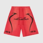 Hellstar Warm Up Shorts Red