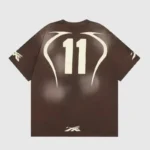 Hellstar Warm Up T- Shirt Brown - Image 2
