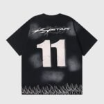Hellstar Wash Stain Printing T-shirt - Image 3