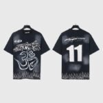 Hellstar Wash Stain Printing T-shirt - Image 6