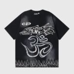 Hellstar Wash Stain Printing T-shirt - Image 2